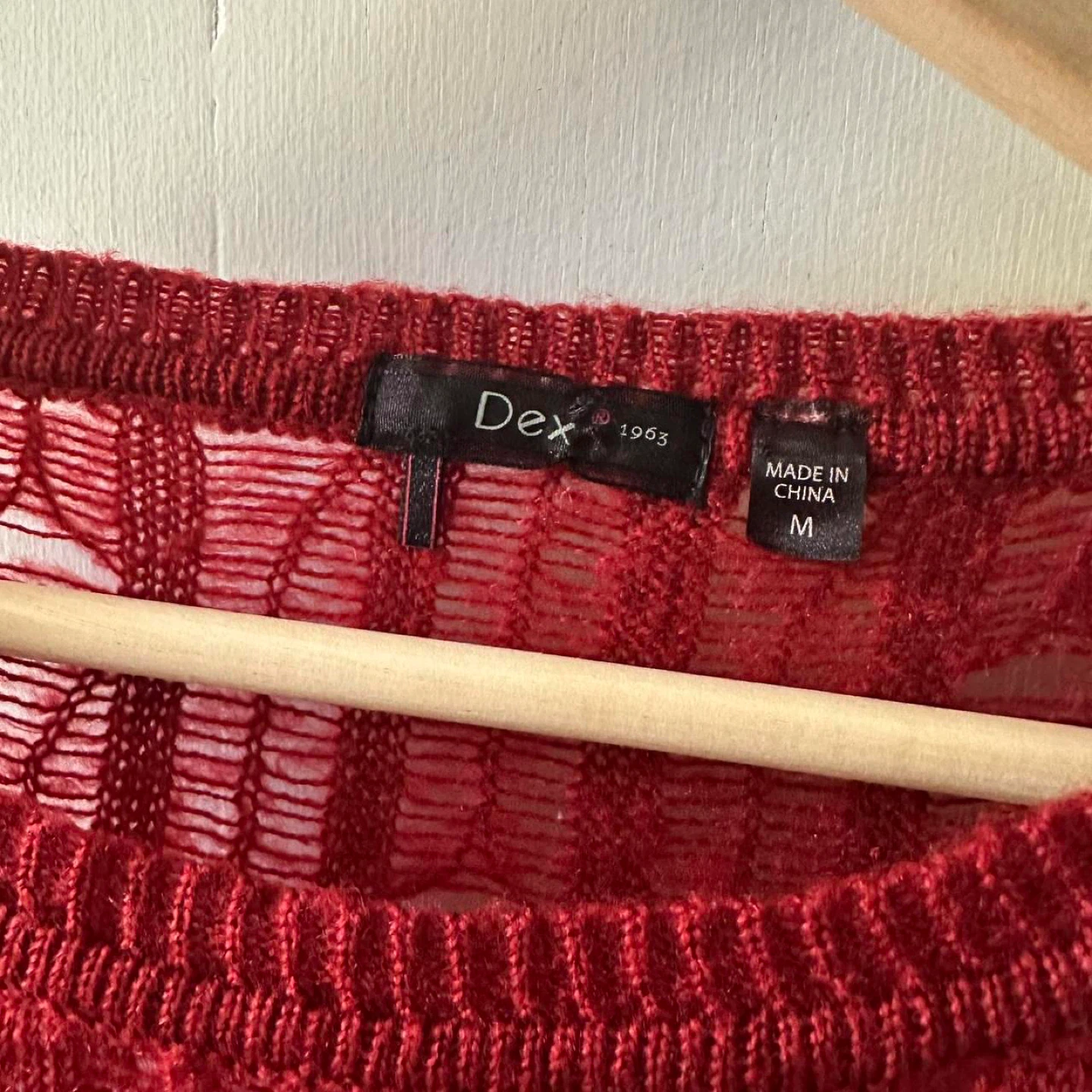 Dex Red Sweater - Size M - photo 4