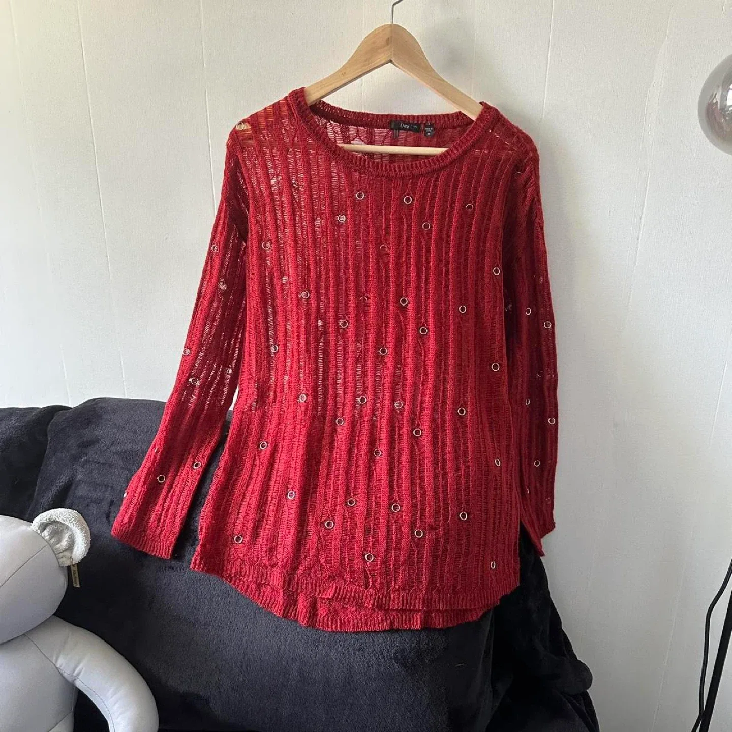 Dex Red Sweater - Size M