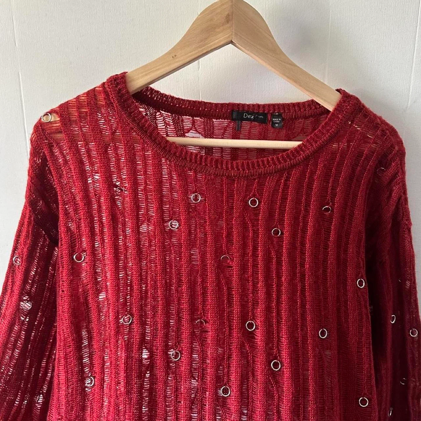 Dex Red Sweater - Size M - photo 3