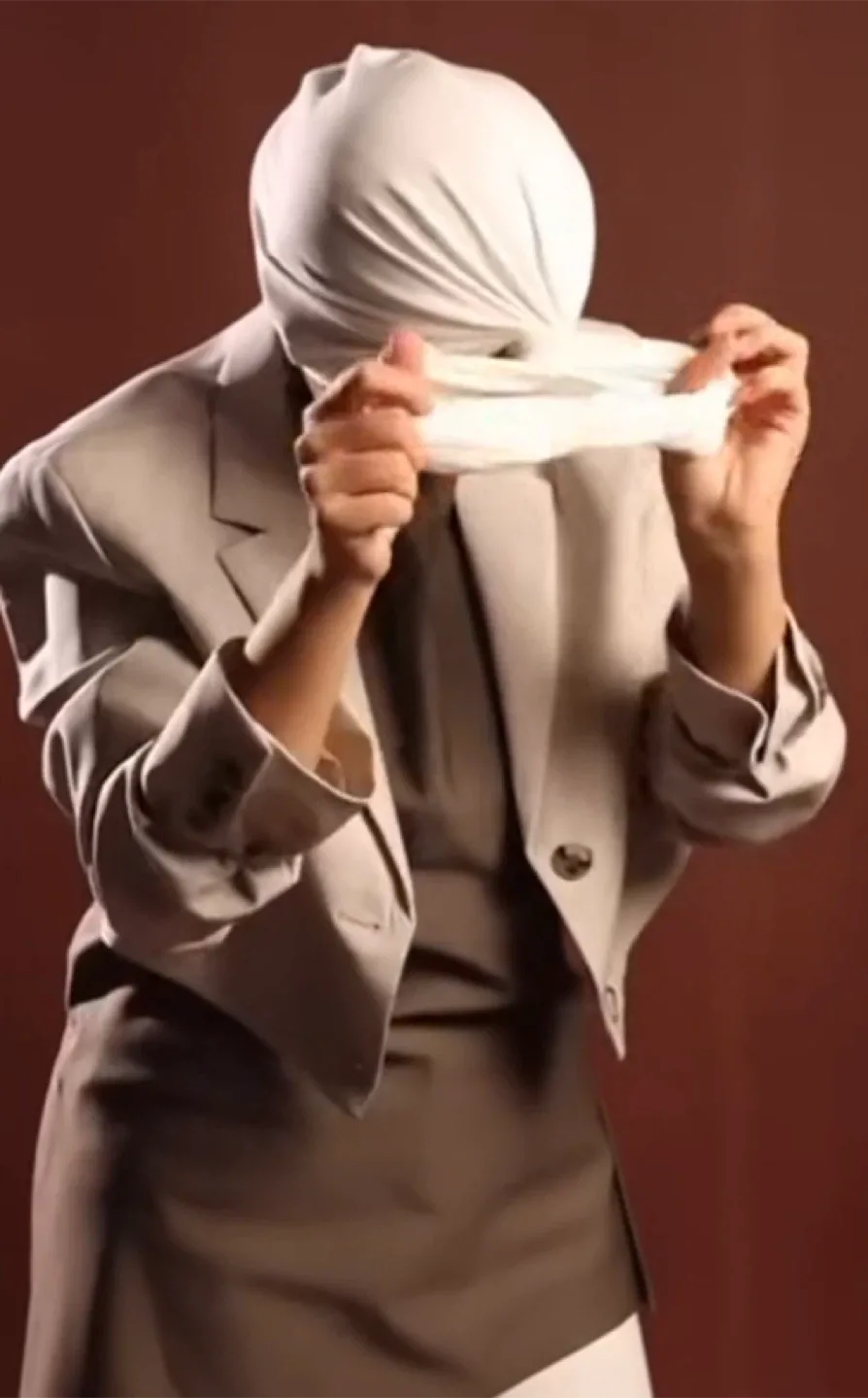 Headscarf hijab jersey - Navy Blue image indicator(6)