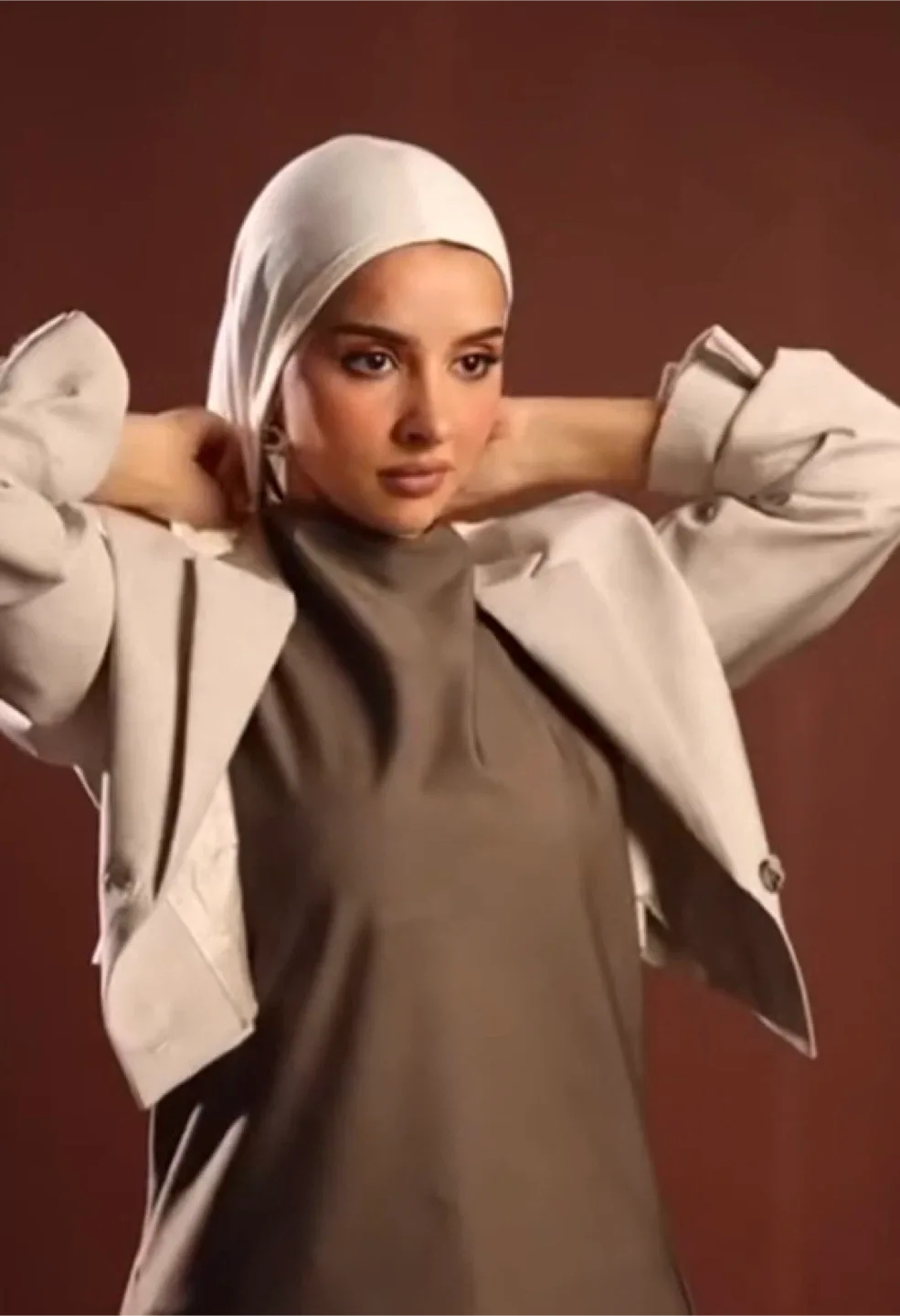 Headscarf hijab jersey - Navy Blue image indicator(3)