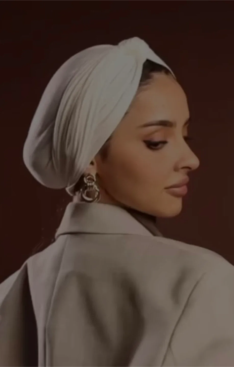 Headscarf hijab jersey - Navy Blue image indicator(7)