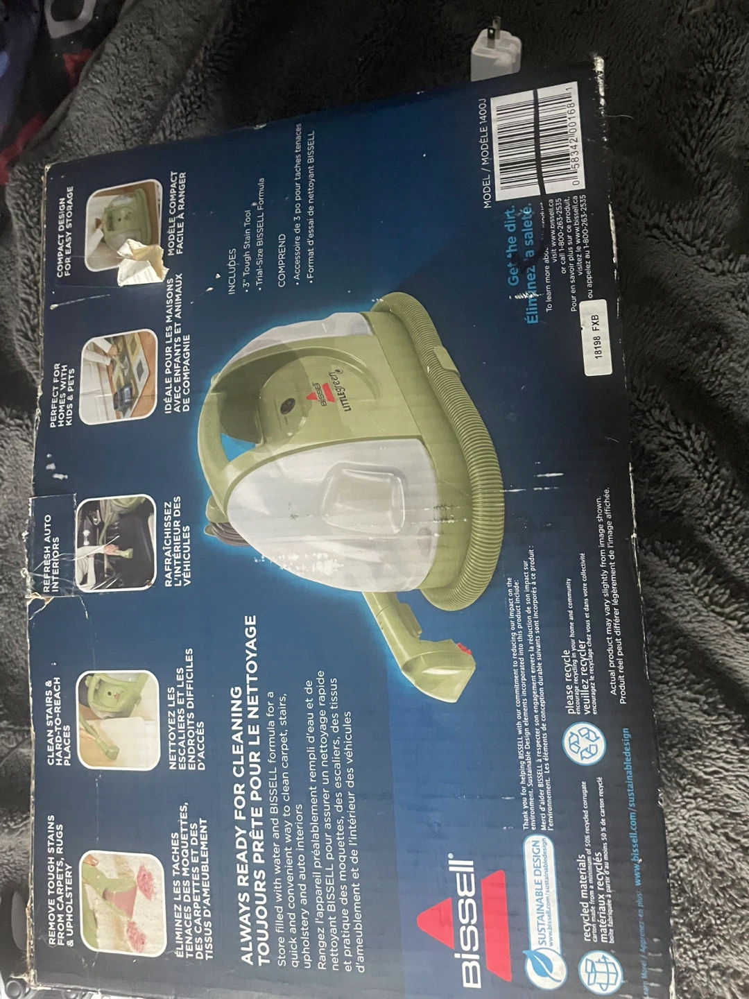 Bissell Little Green Portable Spot Cleaner - photo 3