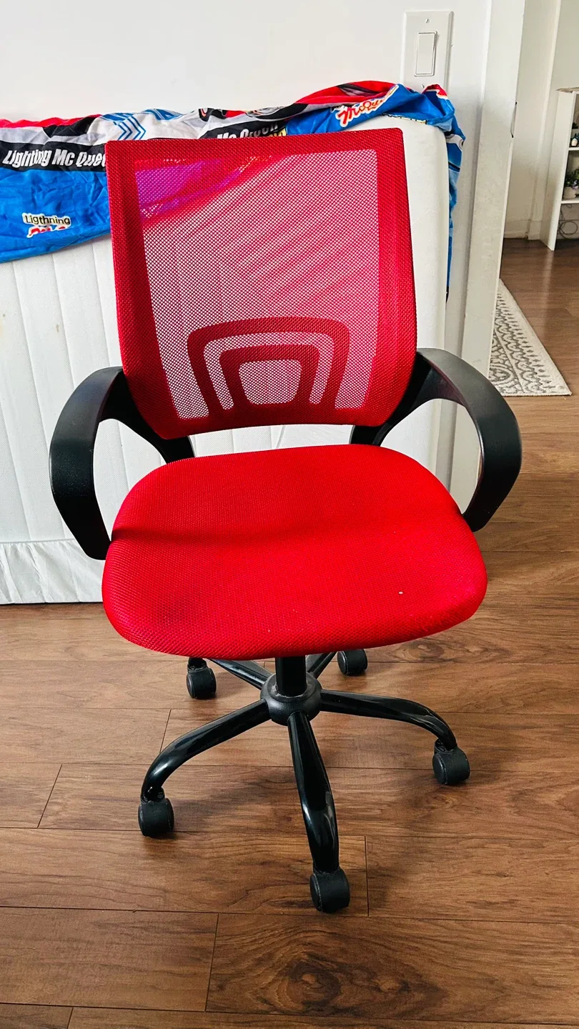 Red Mesh Office Chair image indicator(6)