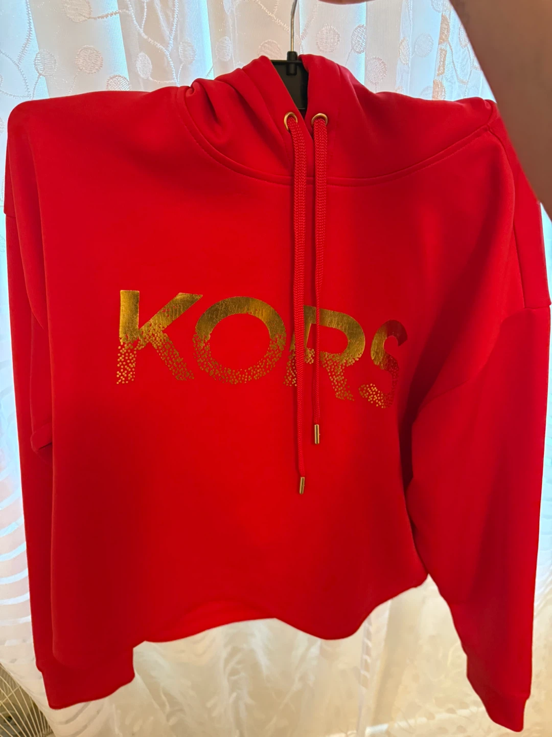 Michael Kors Red Hoodie, Size s