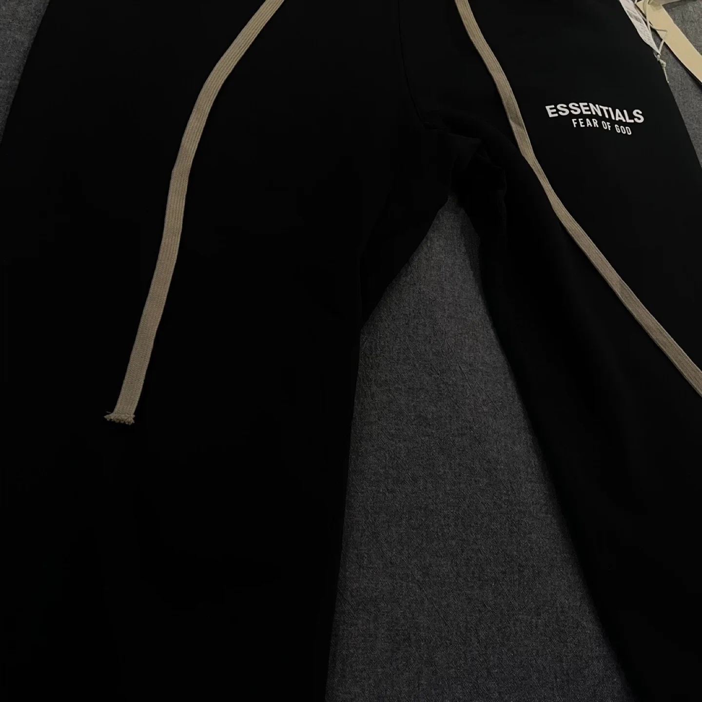 Black Essentials Sweatpants image indicator(4)