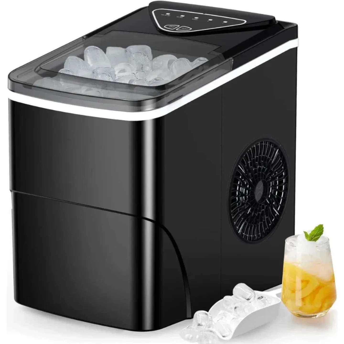 Black Ice Maker Machine