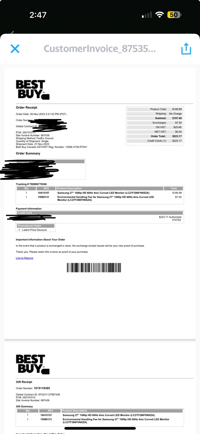 MOVING OUT!!! Samsung 27" Curved LED Monitor - photo 4