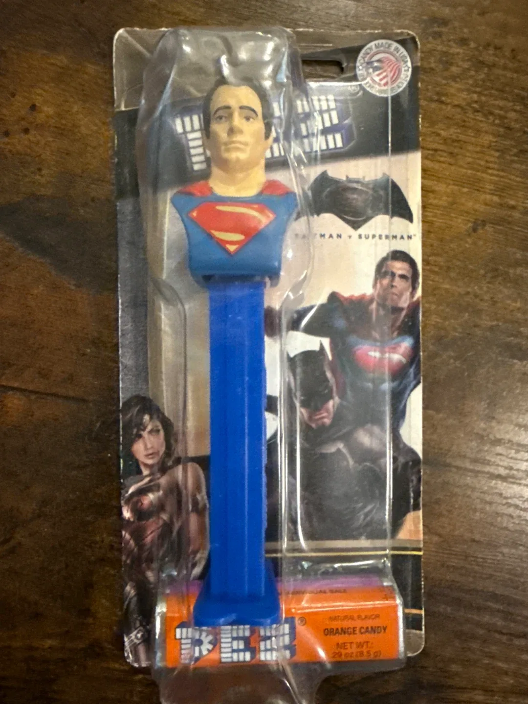PEZ Superman Candy Dispenser - New in Package