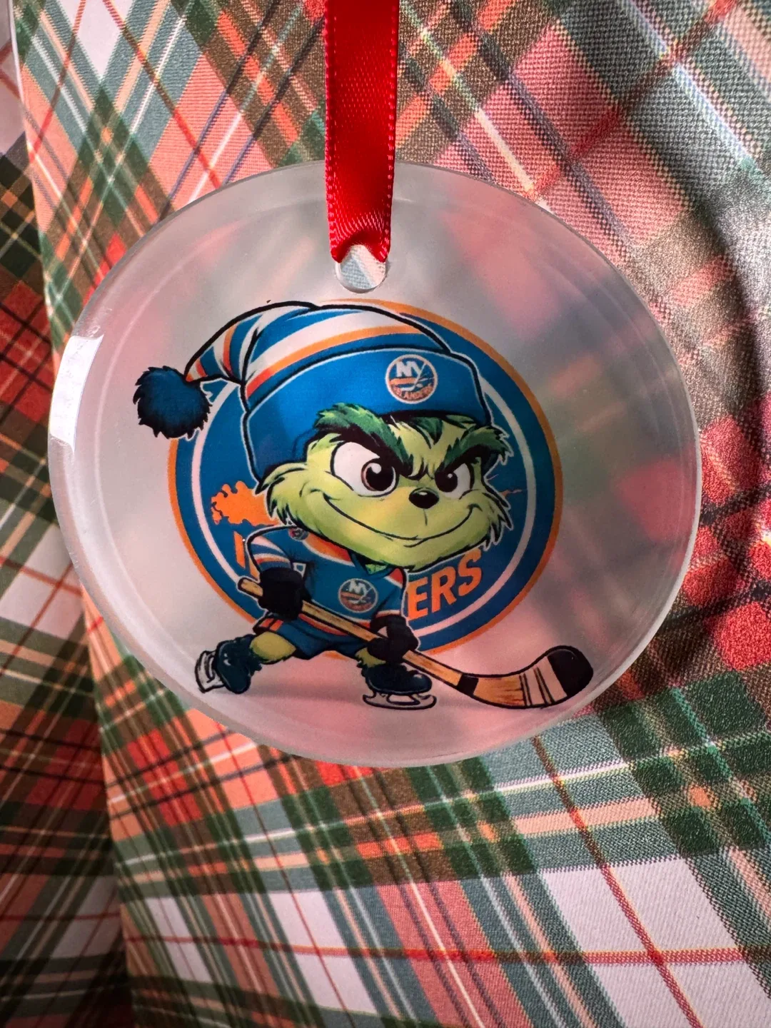 NHL Grinch Christmas Ornament image indicator(7)