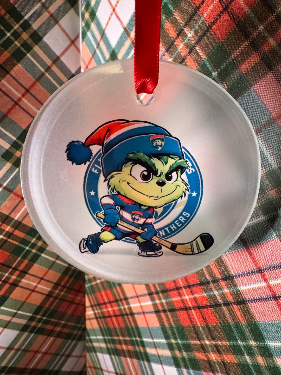 NHL Grinch Christmas Ornament image indicator(5)