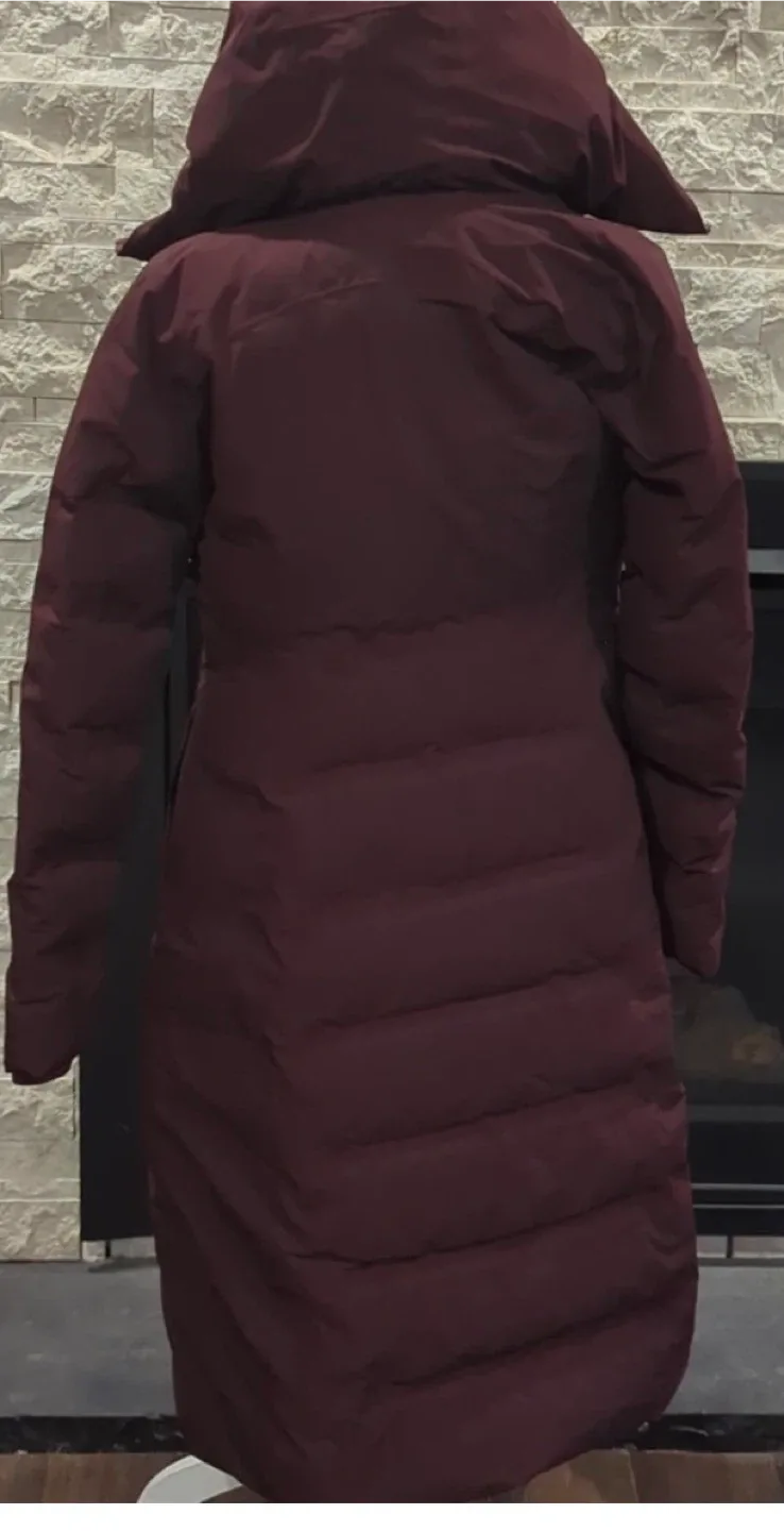 New Lululemon Sleet Street Long Jacket - Cassis image indicator(7)