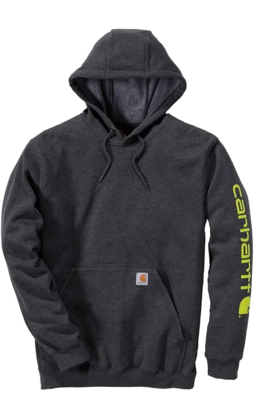 New Carhartt Men's Logo Sleeve Graphic Sweatshirt Large Tall image indicator(4)