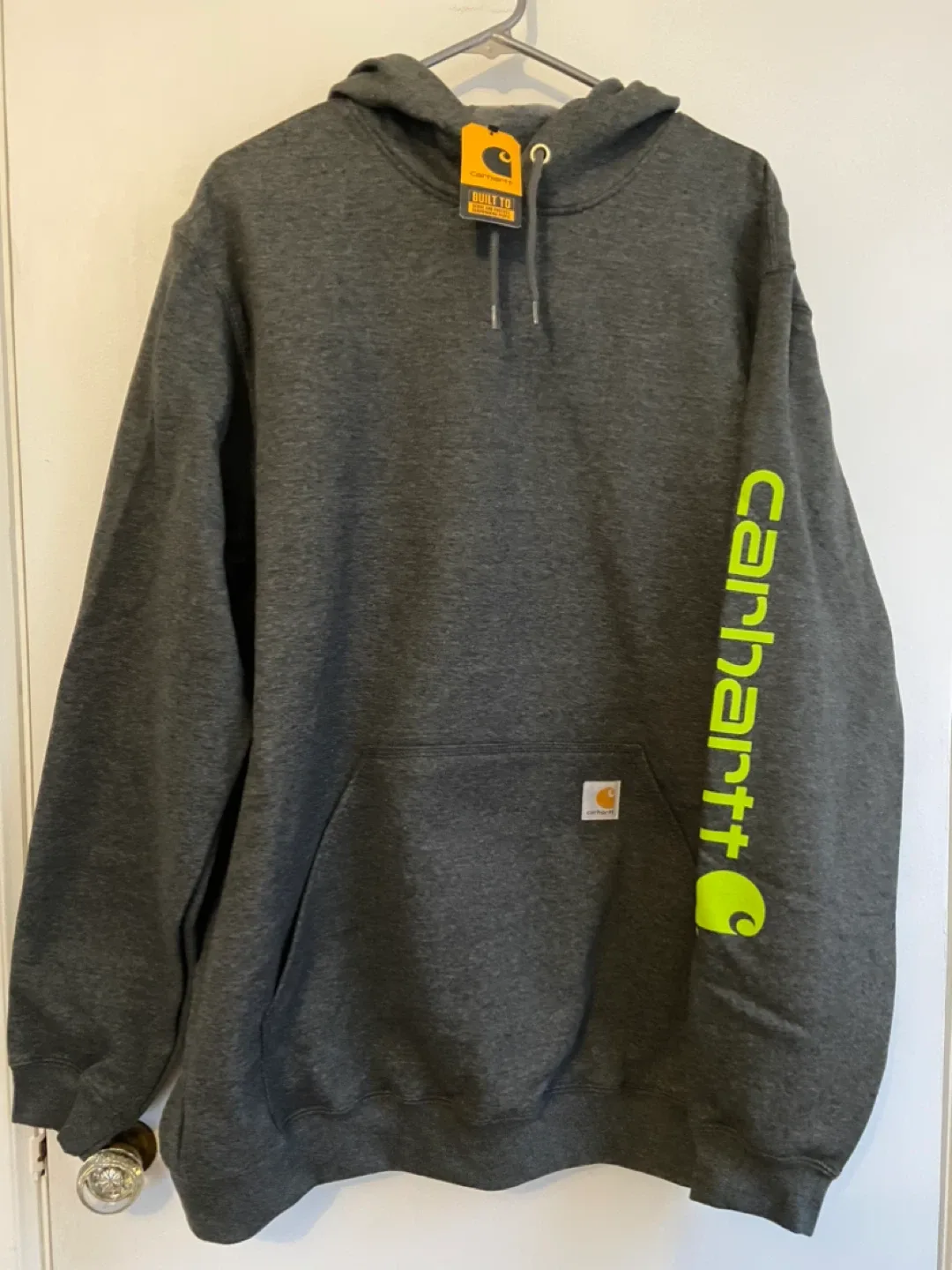 New Carhartt Men's Logo Sleeve Graphic Sweatshirt Large Tall image indicator(6)
