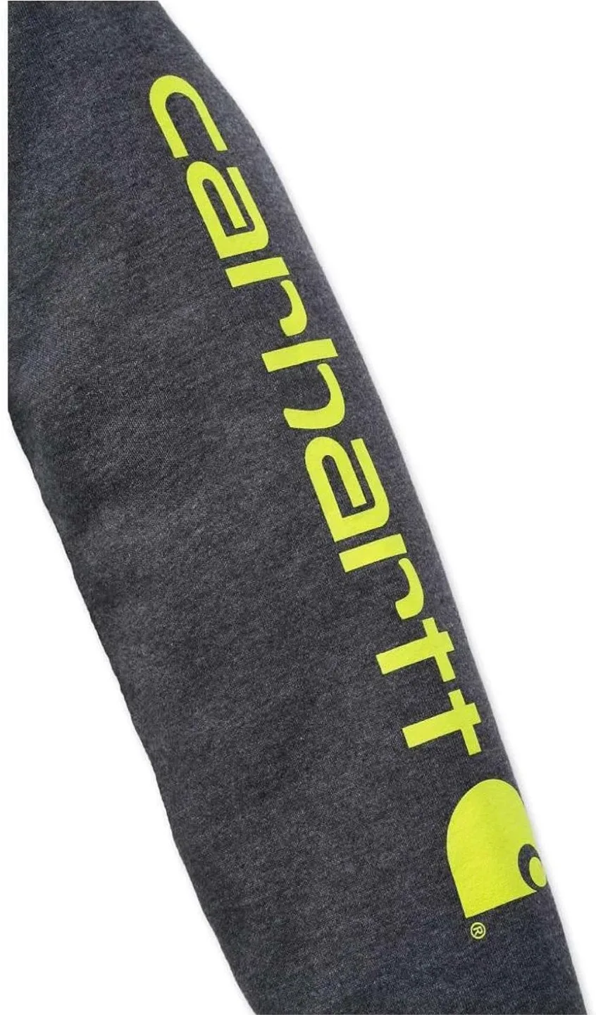 New Carhartt Men's Logo Sleeve Graphic Sweatshirt Large Tall image indicator(3)