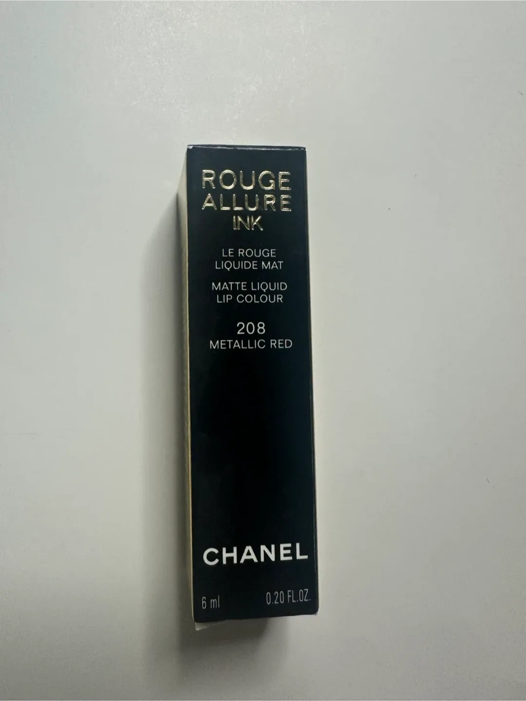 Chanel Rouge Allure Ink 208 Metallic Red Lip Colour image indicator(3)