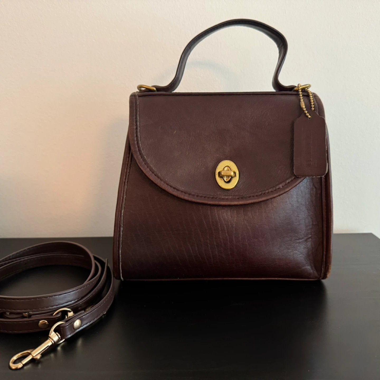 Vintage Coach Regina bag 9983 - Mahogany