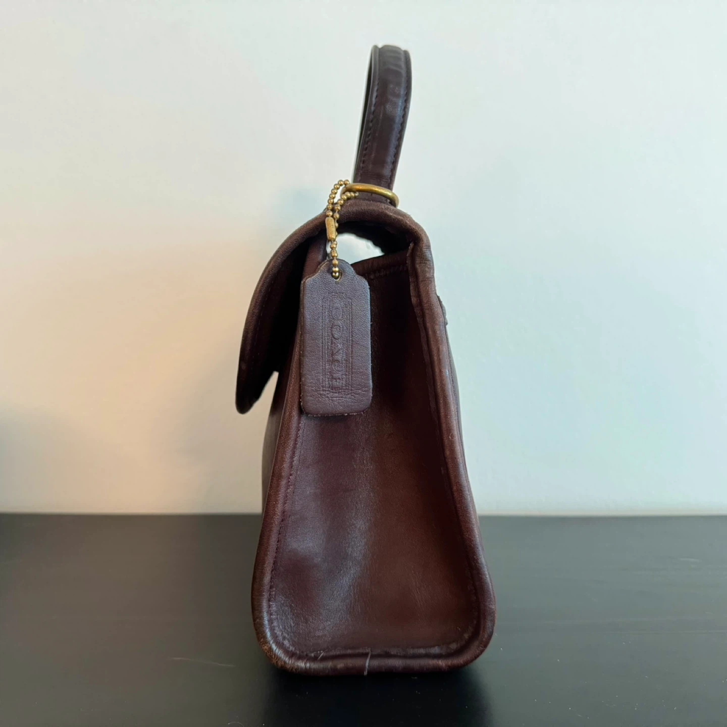 Vintage Coach Regina bag 9983 - Mahogany - photo 3