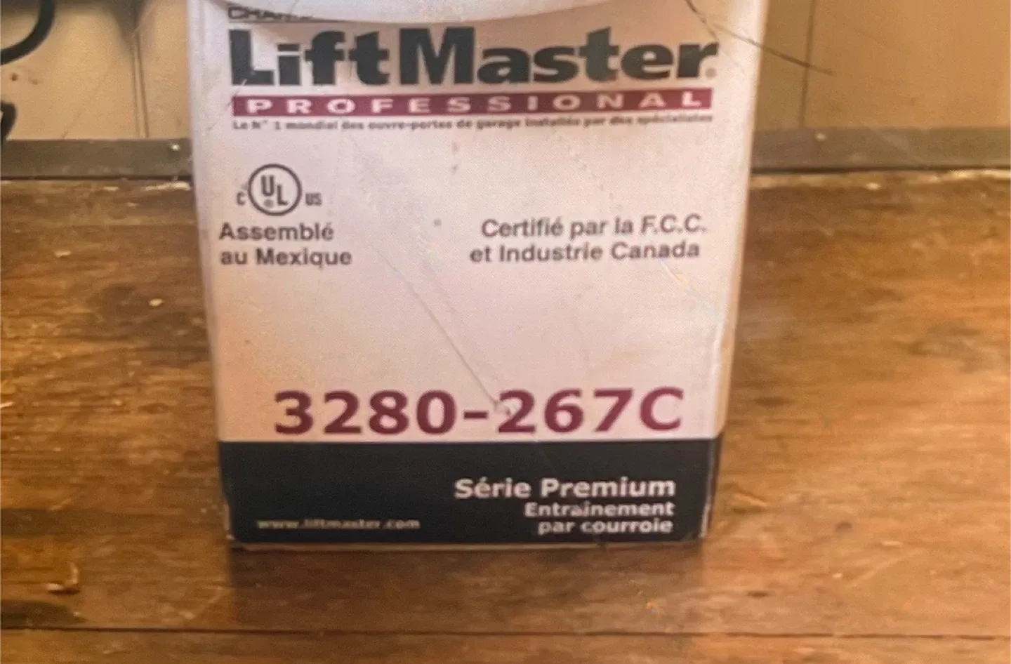 Lift Master, premium series garage door opener. New