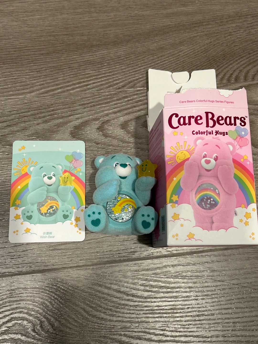 Care Bears Wish Bear Colorful Hugs Figure