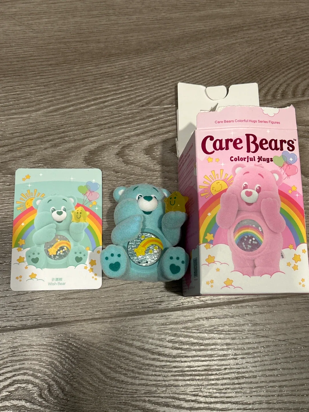 Care Bears Wish Bear Colorful Hugs Figure