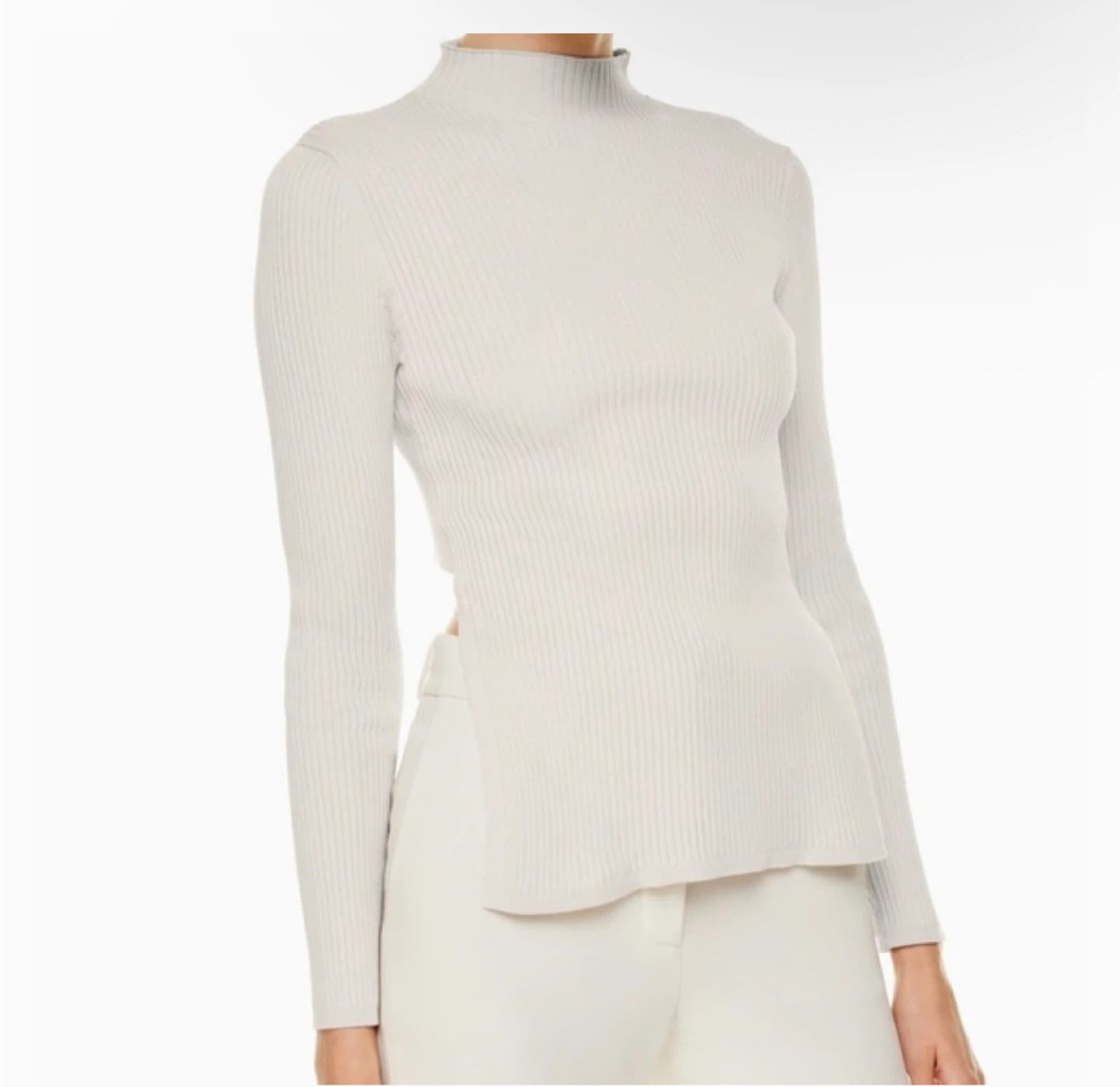 Babaton Contour Tie-Back Longsleeve - Size Small - photo 2