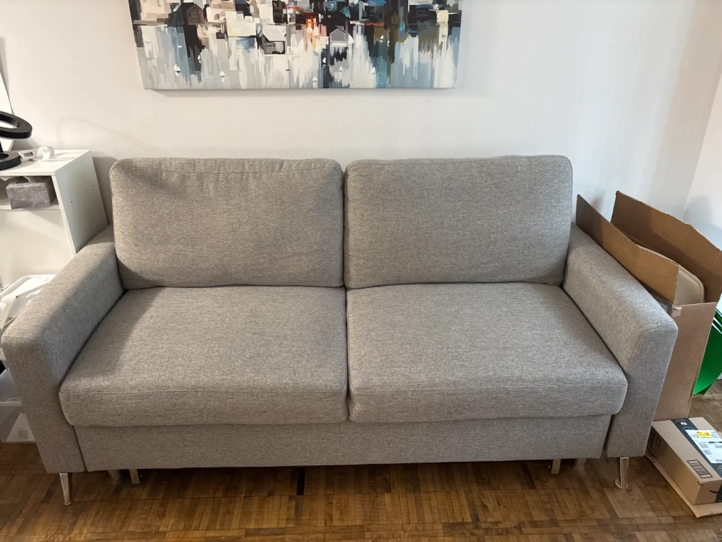 Wilson 77.5" Sleeper Sofa - Solis Grey