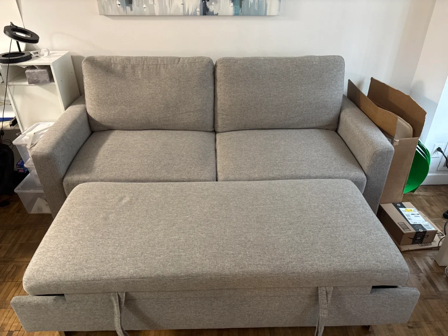 Wilson 77.5" Sleeper Sofa - Solis Grey image indicator(2)