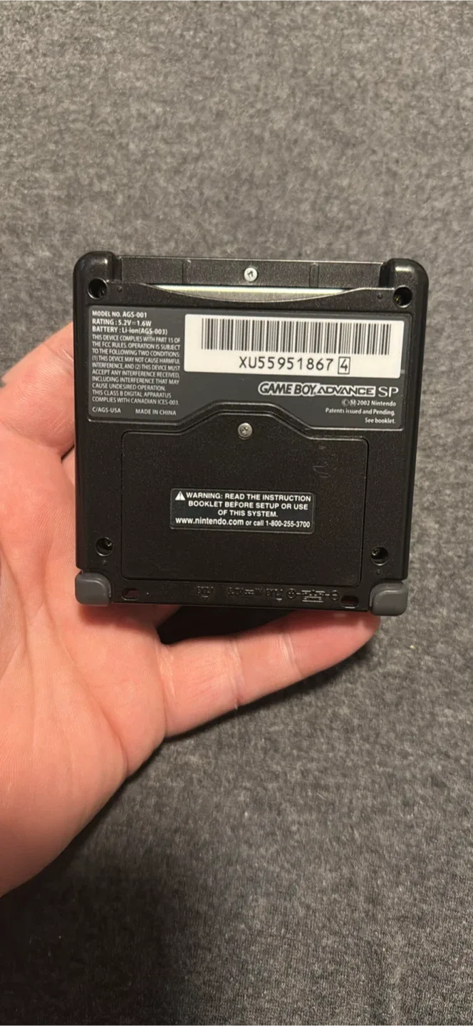 Nintendo Game Boy Advance SP - Black image indicator(2)