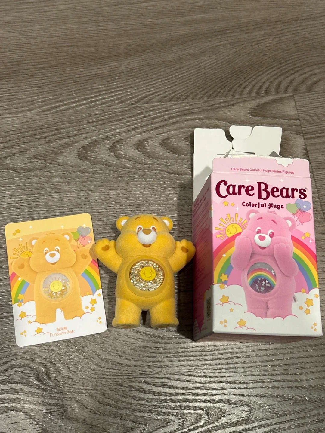 Care Bears Colorful Hugs Series - Funshine Bear Figure