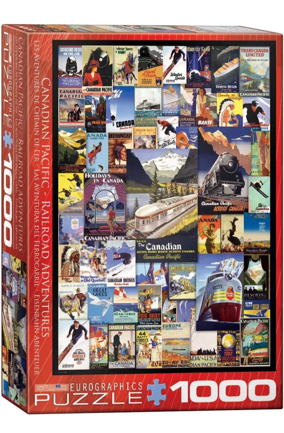 Eurographics Canadian Pacific 1000-Piece Puzzle