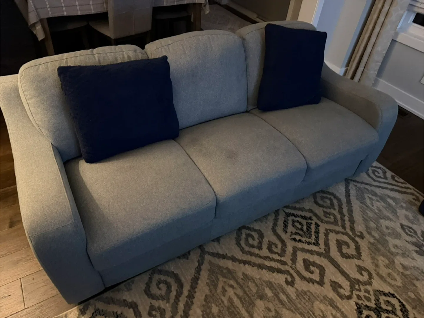 Comfortable 3-Seat Sofa - set of 2