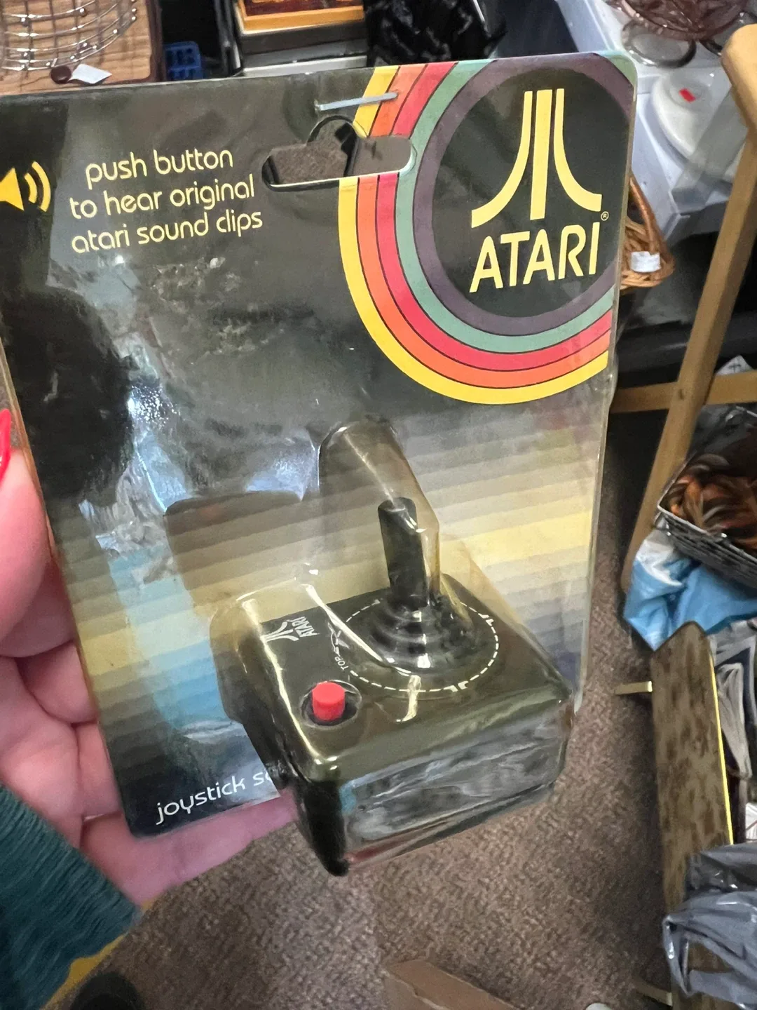 New Atari Joystick Sound Keychain