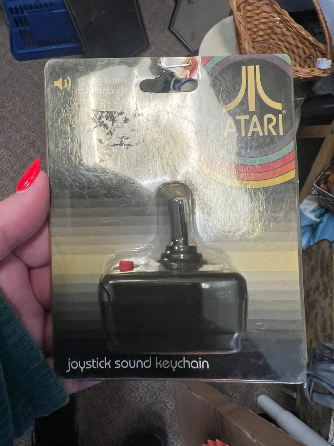 New Atari Joystick Sound Keychain image indicator(2)