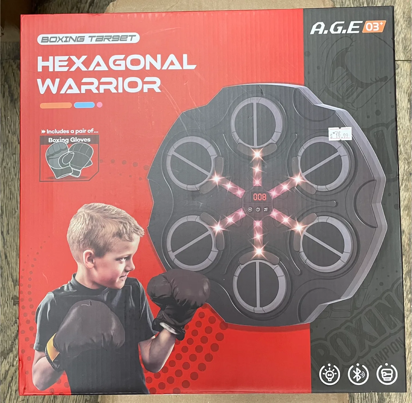 New A.G.E 03+ Hexagonal Warrior Boxing Target