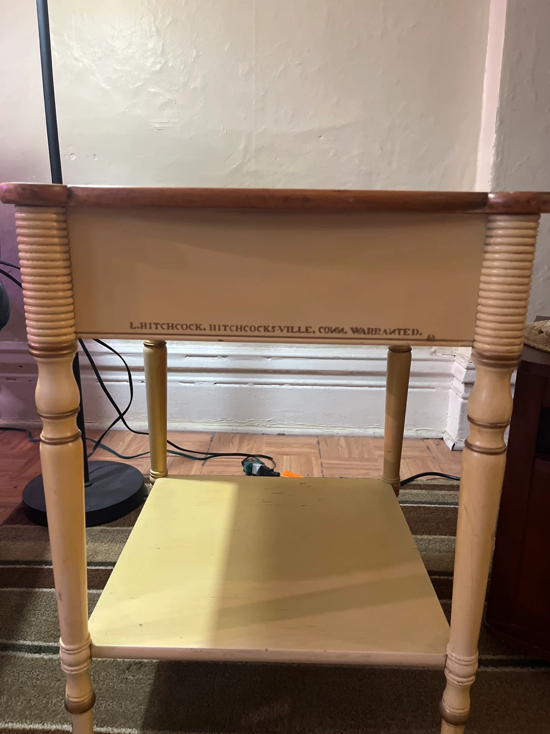 Vintage L. Hitchcock End Table - photo 2