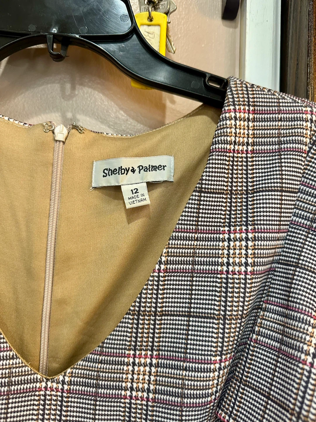 Shelby & Palmer Plaid Dress - Size 12 - photo 3