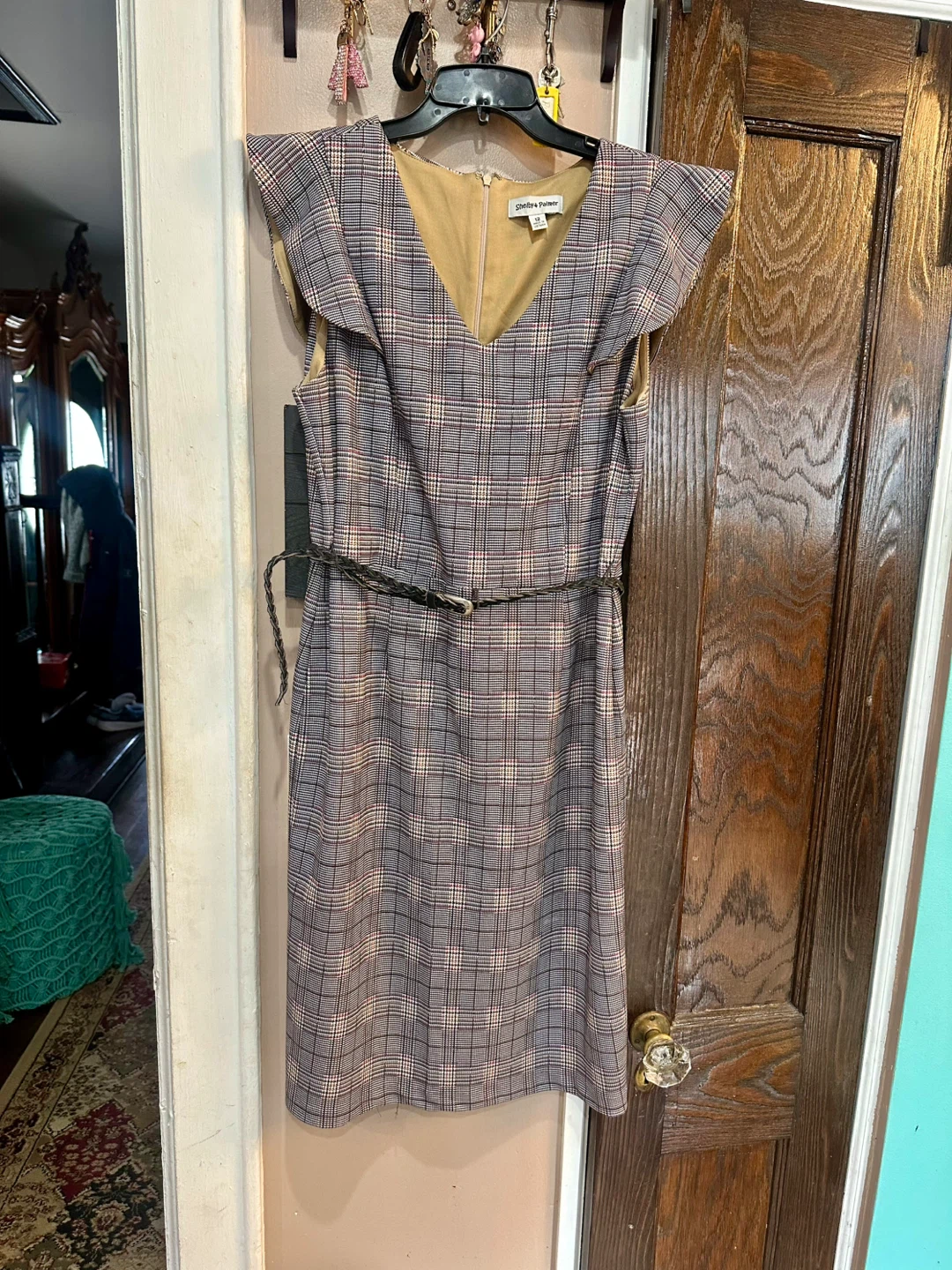 Shelby & Palmer Plaid Dress - Size 12