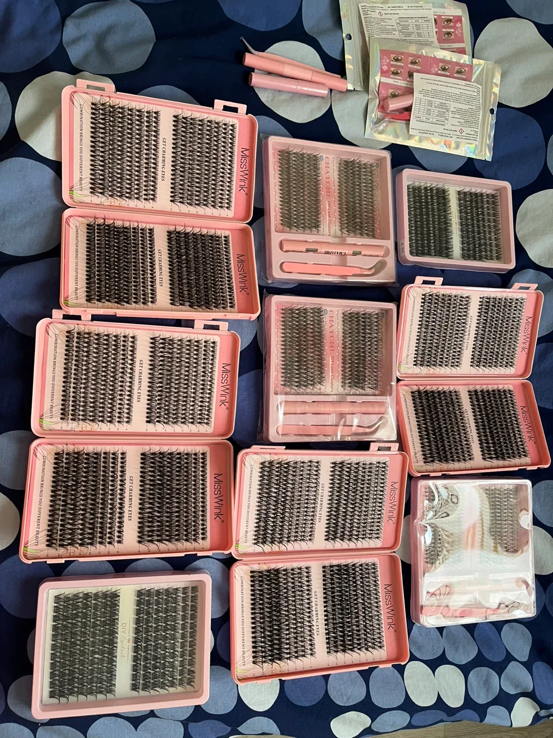 10$ each set including glue ( brand new)