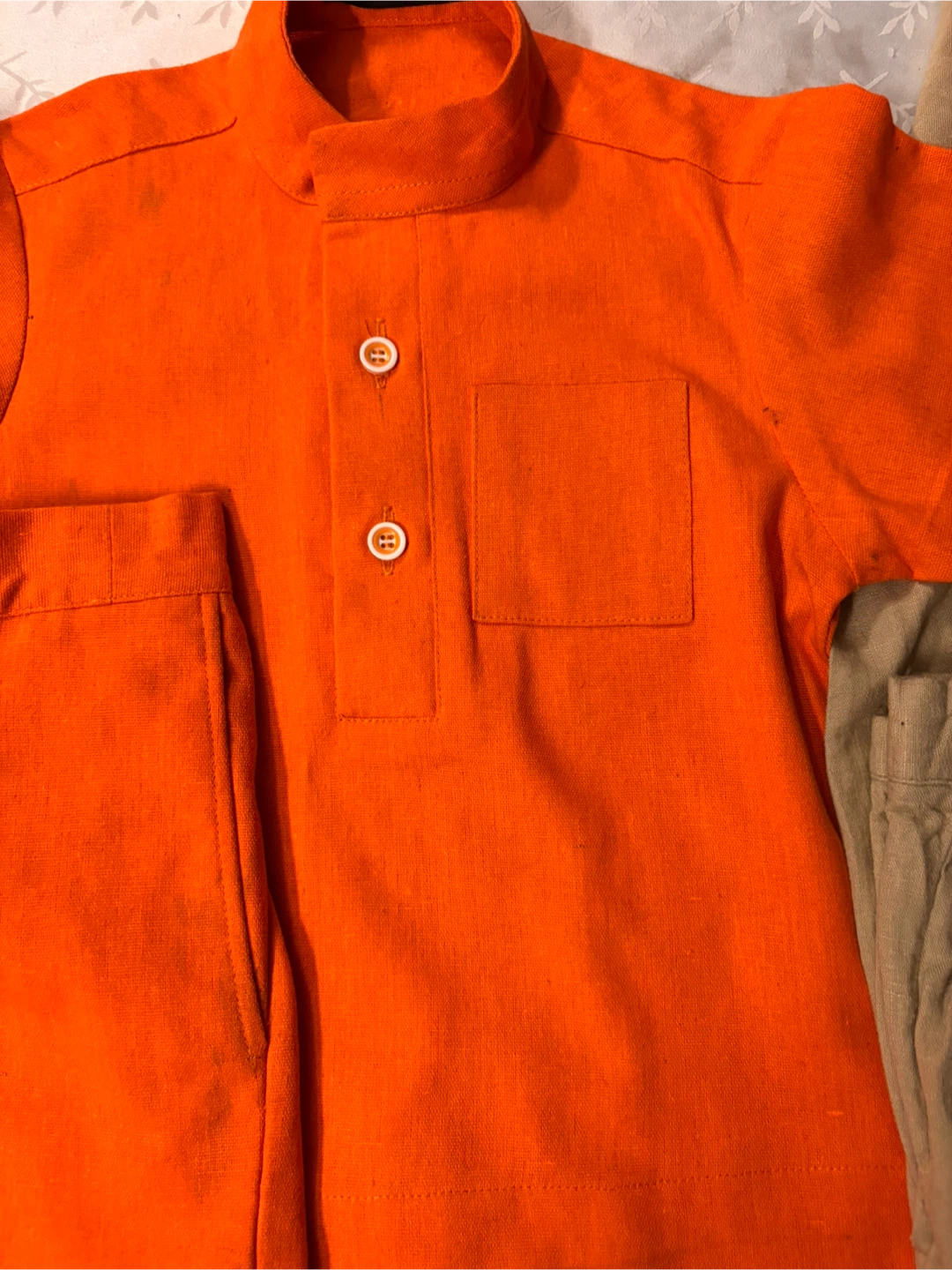Trendy by Dee Kids' Outfit - Orange & Beige - photo 2