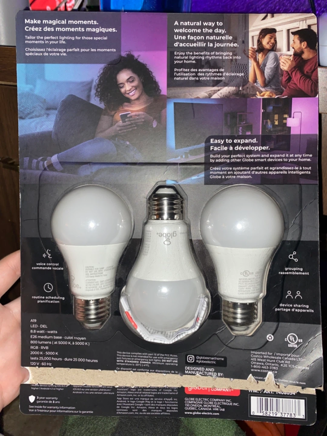 Globe Tunable White Smart Bulbs - Used in Box - photo 2