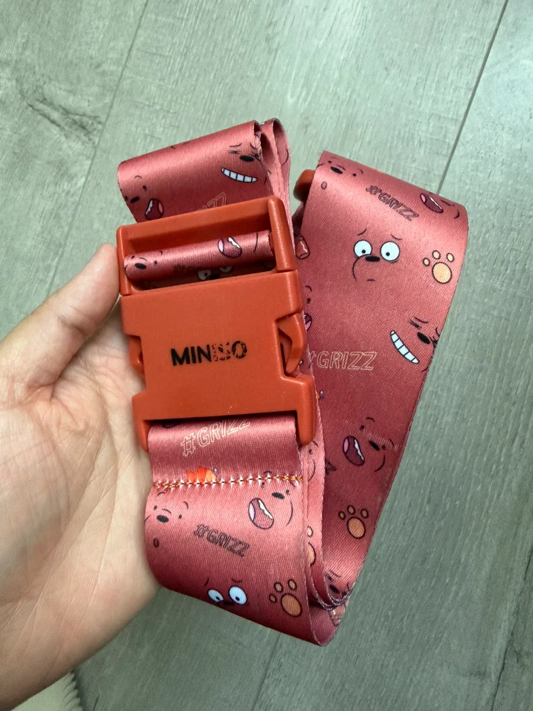 Miniso We Bare Bears Luggage Strap