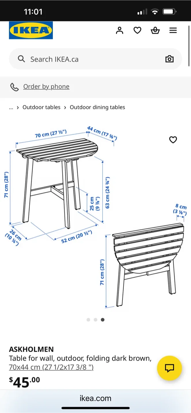 IKEA folding table & 2 stools,free delivery if nearby image indicator(4)
