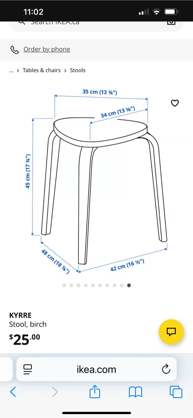 IKEA folding table & 2 stools,free delivery if nearby image indicator(5)