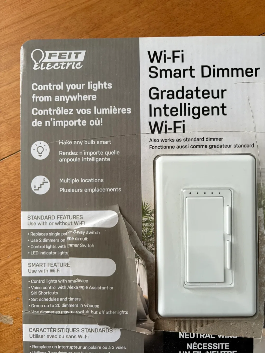 New Feit Electric Wi-Fi Smart Dimmer 3-Pack image indicator(9)