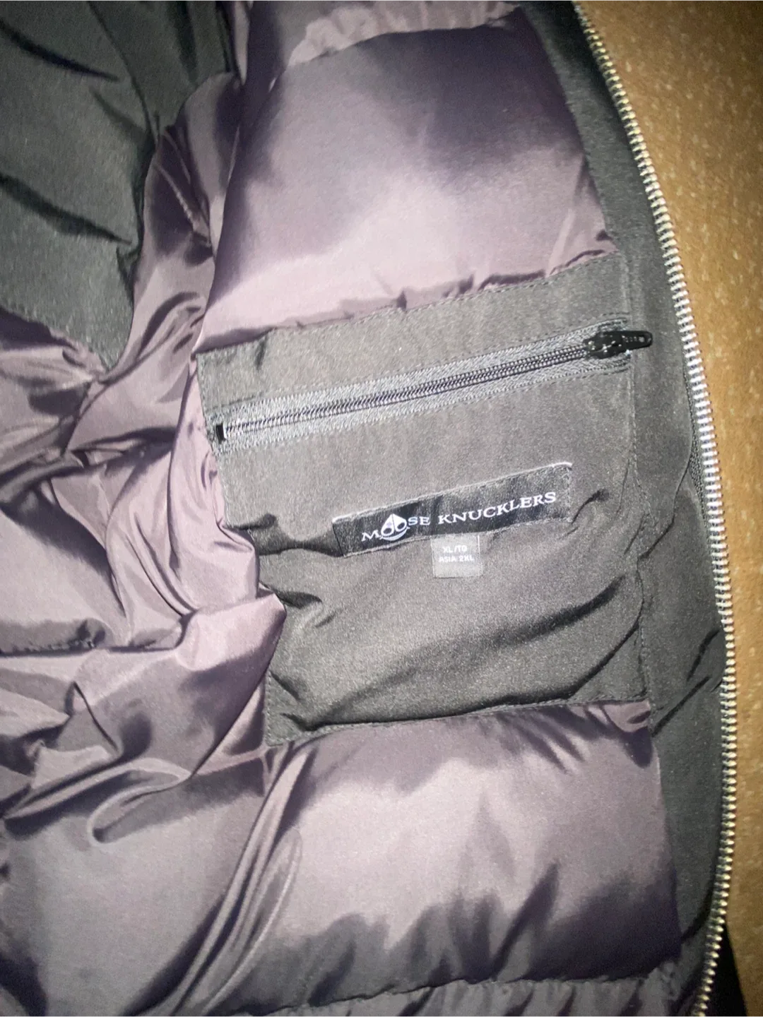 Moose Knuckles Black Down Parka XL/TG image indicator(3)