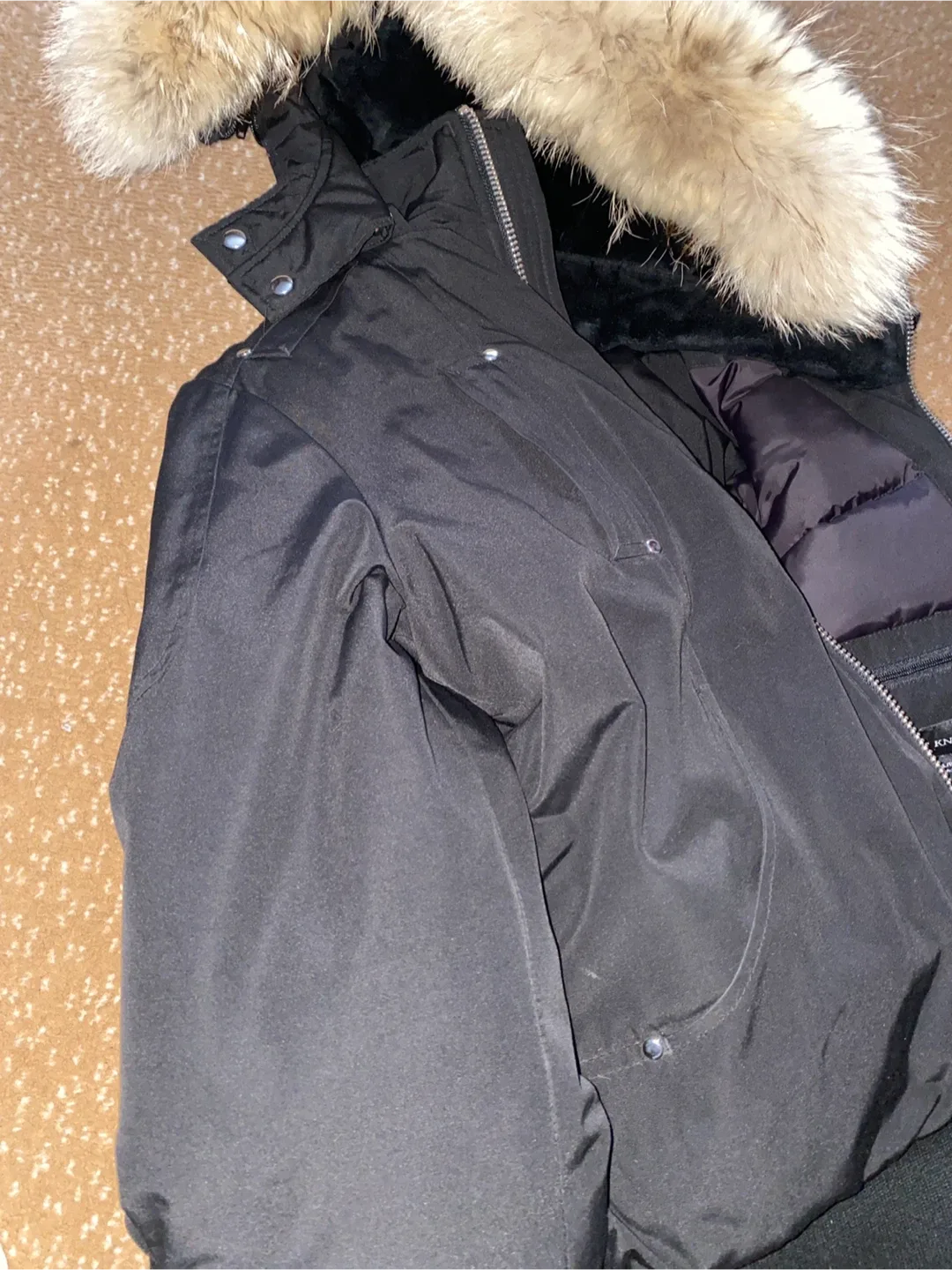 Moose Knuckles Black Down Parka XL/TG image indicator(4)