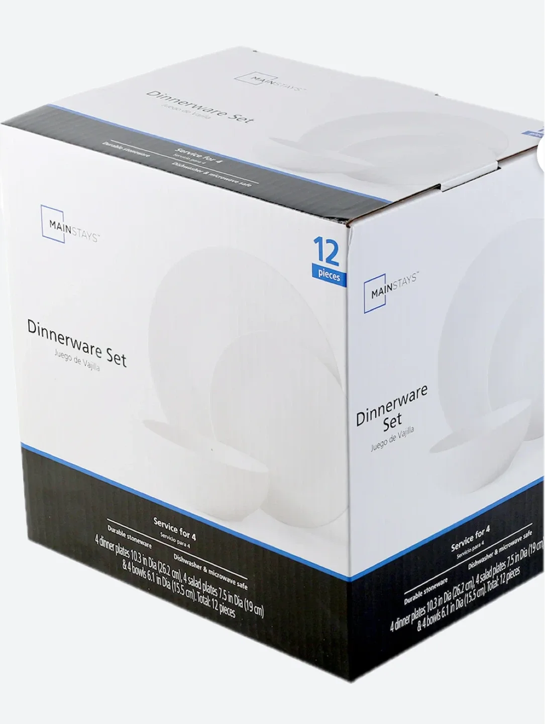 Mainstays 12-Piece Dinnerware Set - New in Box!