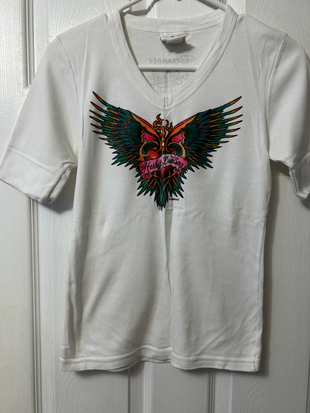Harley Davidson White T-Shirt - Size S - photo 4