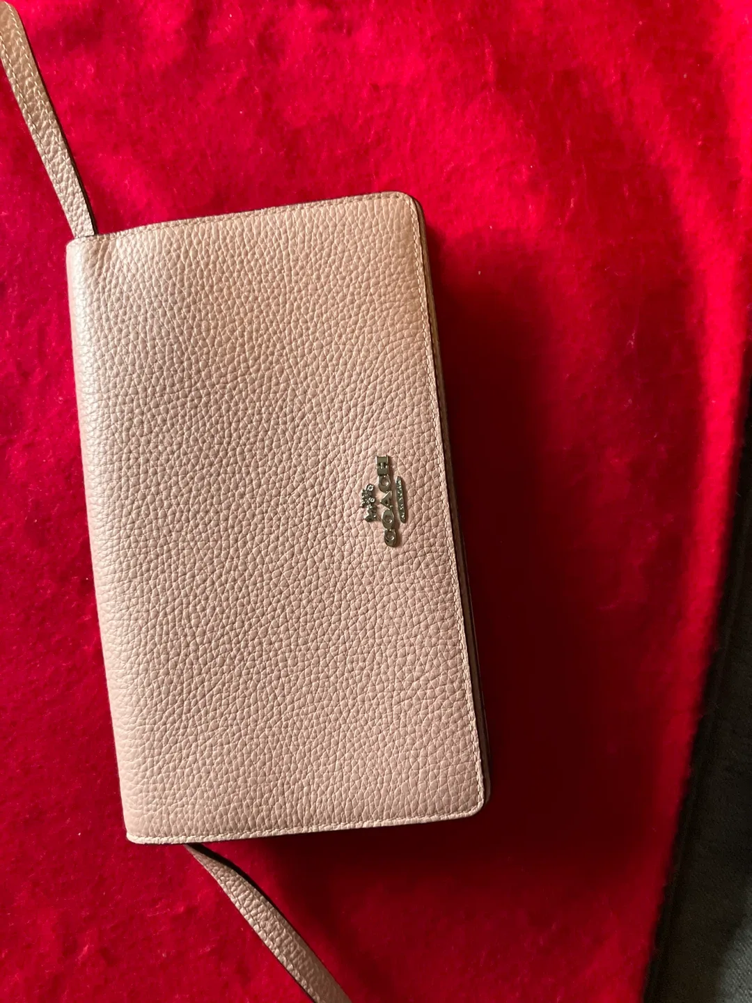 Coach Pink Leather Wallet